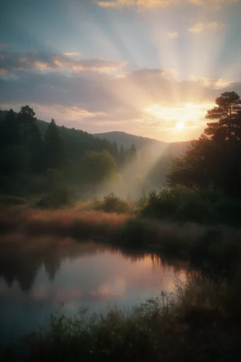 Ethereal Mystical Realism style reference image — ethereal atmospheric mist