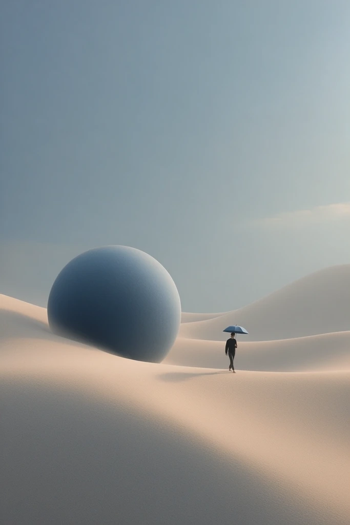 Minimalist Surrealist Horizons style AI image example 2