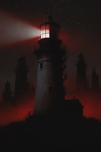 Cinematic Nocturnal Analog style reference image — atmospheric fog