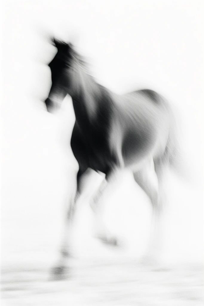 Kinetic Monochrome Minimalism style AI image example 3