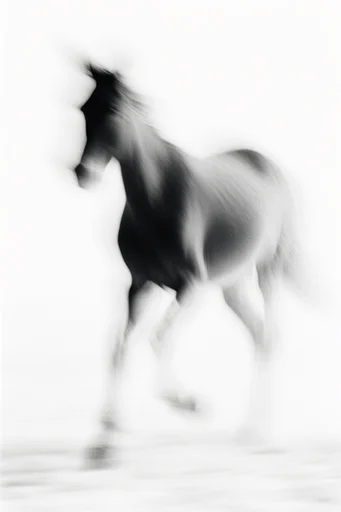 Kinetic Monochrome Minimalism style AI image example 3