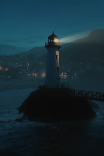 Cinematic Gothic Nocturne style reference image — moody fog and weather effects