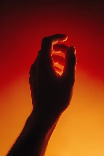Cinematic Chiaroscuro Noir style reference image — saturated color background