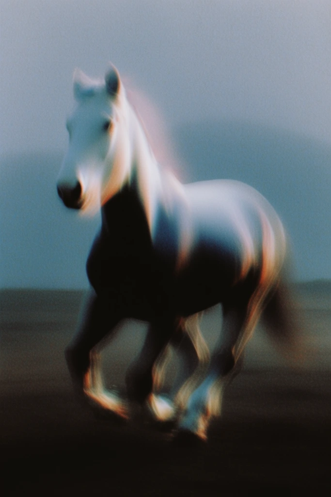 Electric Nocturnal Surrealism style AI image example 3
