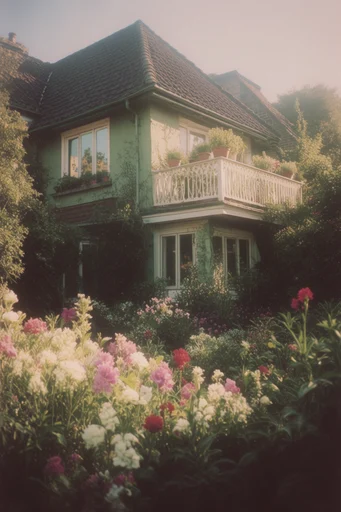 Dreamy Pastoral Etherealism style reference image — soft focus botanical