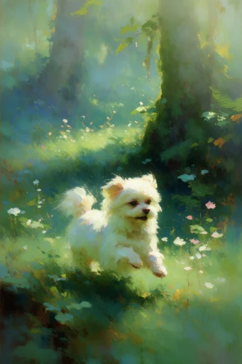 Luminous Impressionist Dreamscape style reference image — dreamy atmosphere