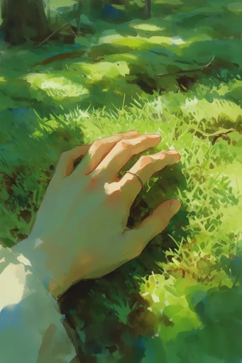 Luminous Impressionist Pastoral style reference image — lush meadow landscape
