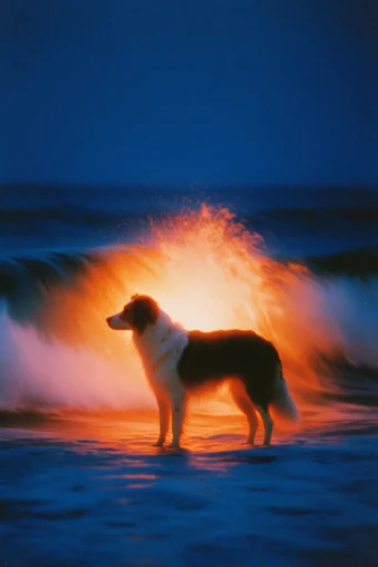 Ethereal Nocturnal Luminescence style reference image — nocturnal atmosphere