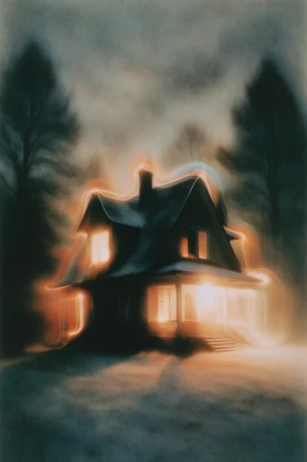 Spectral Twilight Noir style AI image example 4