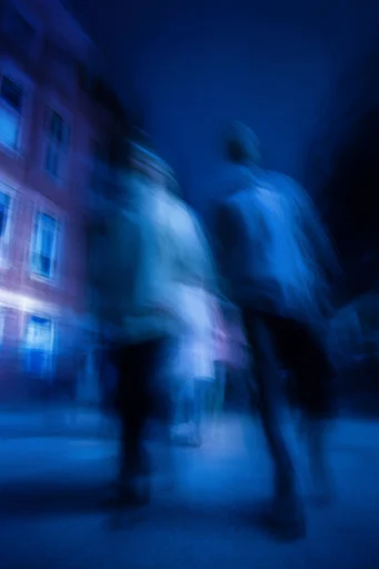 Spectral Cobalt Motion style reference image — long exposure motion blur