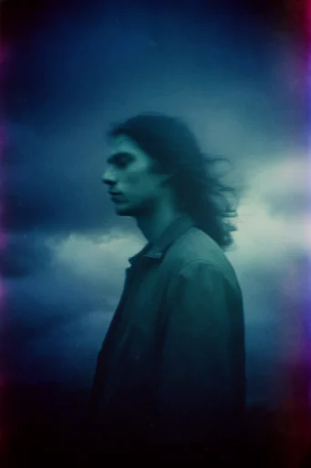 Atmospheric Analog Dreamscape moodboard — generate AI images in this style