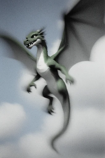 Kinetic Spectral Monochrome style reference image — shutter drag