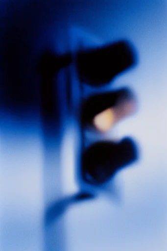 Ethereal Nocturnal Blur style reference image — deep indigo and cobalt palette