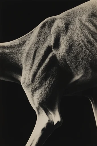 Monochrome Botanical Noir style AI image example 3
