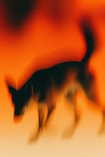 Luminous Kinetic Abstraction style AI image example 3