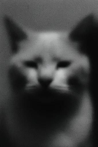 Gritty Monochrome Noir style reference image — uncanny atmosphere