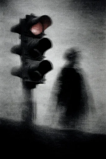 Spectral Monochrome Noir style reference image — atmospheric gloom