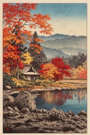 Atmospheric Shin-Hanga Prints style reference image — shin-hanga style