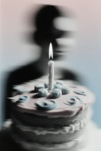 Haunting Analog Noir style reference image — scanline distortion