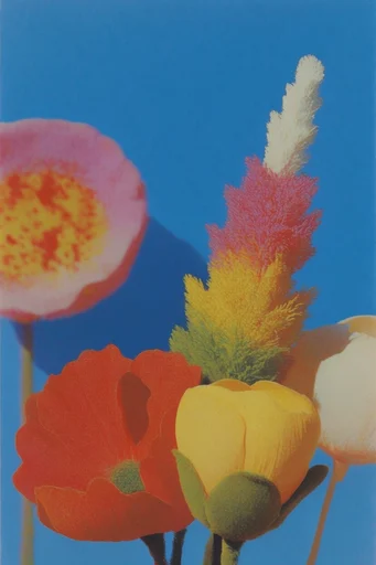 Analog Desert Surrealism style reference image — impossible juxtaposition