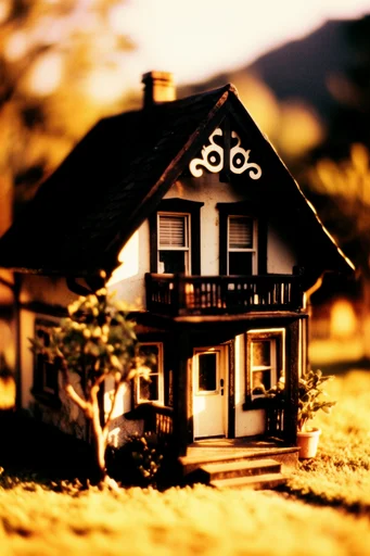 Cinematic Amber Noir style reference image — lo-fi film grain