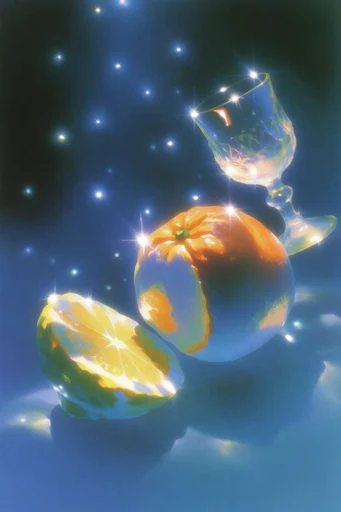 Luminous Cosmic Dreamscapes style reference image — luminescent glow