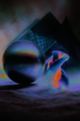 Luminescent Macro Biometrics style AI image example 2