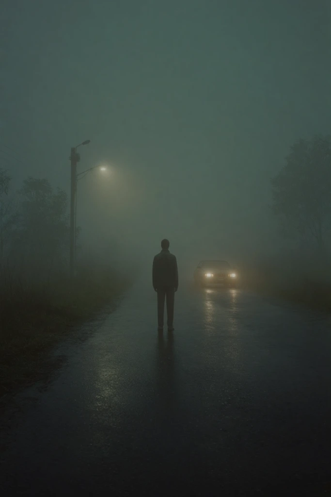 Cinematic Liminal Fog style AI image example 1