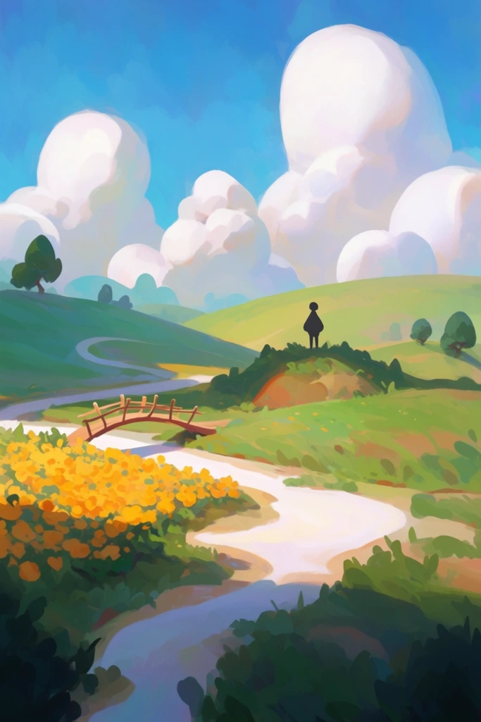 Vibrant Sun-Drenched Coastal style AI image example 2