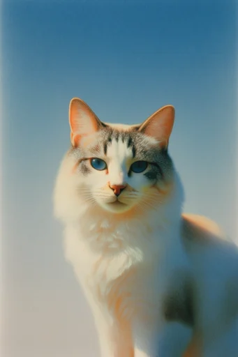 Nostalgic Blue Etherealism style reference image — soft focus blur