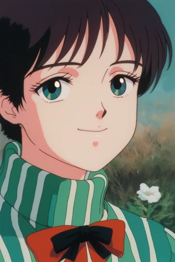 Nostalgic Cel-Shaded Aviation style reference image — nostalgic anime aesthetic