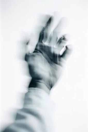 Ethereal Monochromatic Erosion style reference image — soft-focus