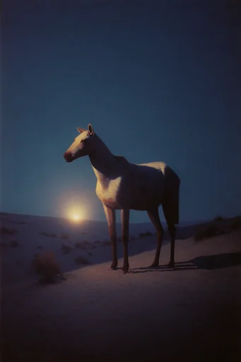 Luminous Twilight Surrealism style AI image example 3