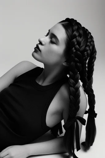 Sculptural Monochrome Minimalism style reference image — dramatic low-key shadows