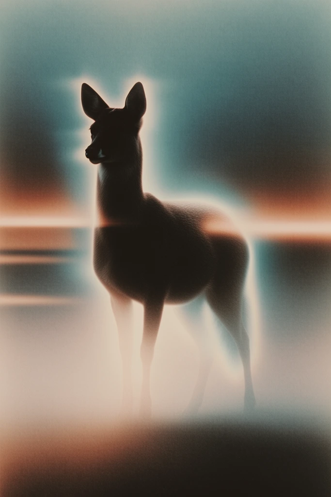 Ethereal Grain Surrealism style AI image example 3