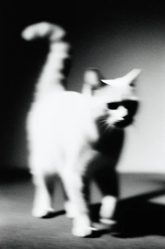 Experimental Noir Abstraction style reference image — long exposure