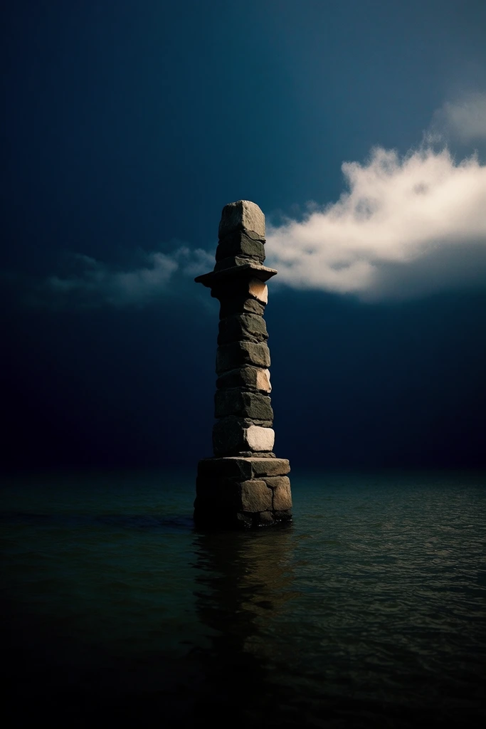 Ethereal Surrealist Minimalism style AI image example 2