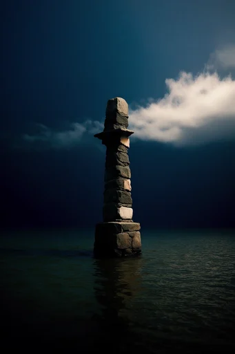 Ethereal Surrealist Minimalism style AI image example 2