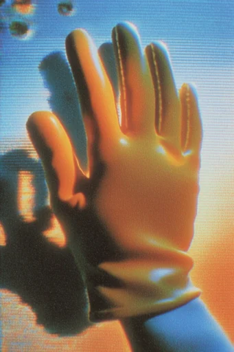 Analog Glitch Nostalgia style reference image — CRT scanlines
