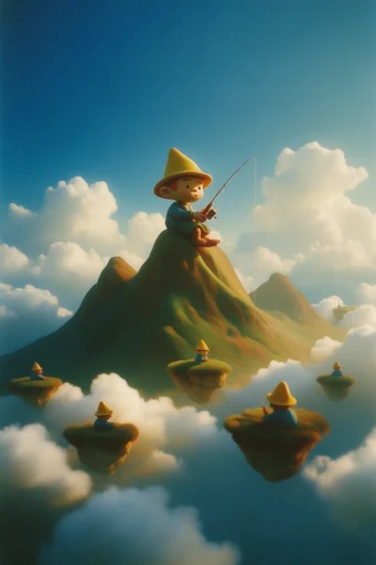 Surreal Cloudscape Dreamscapes style reference image — cumulus clouds