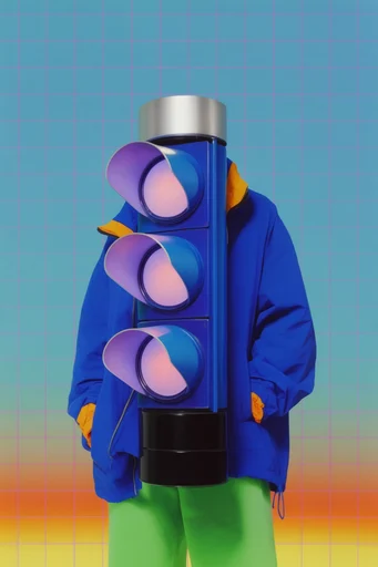 Chroma Earth Surrealism style reference image — avant-garde fashion photography