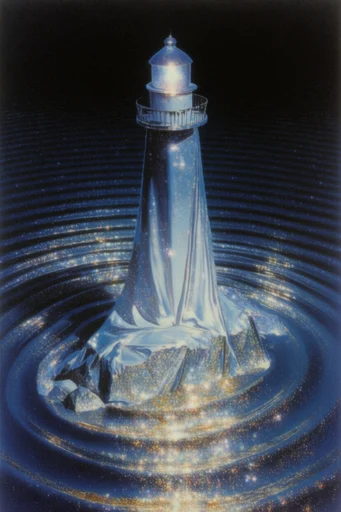 Ethereal Cosmic Mysticism style reference image — shimmering galaxy texture