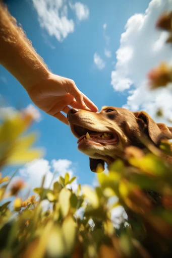 Dynamic Skyward Perspective style reference image — forced perspective