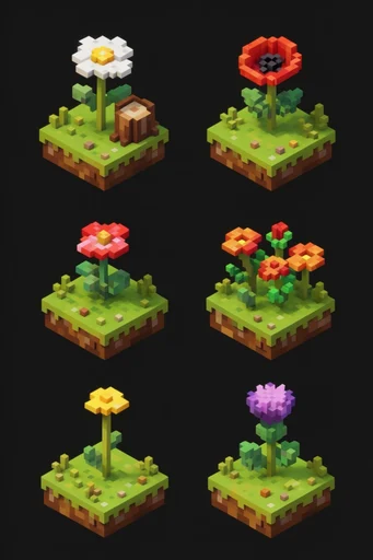 Isometric Voxel Narratives style reference image — atmospheric shadow rendering