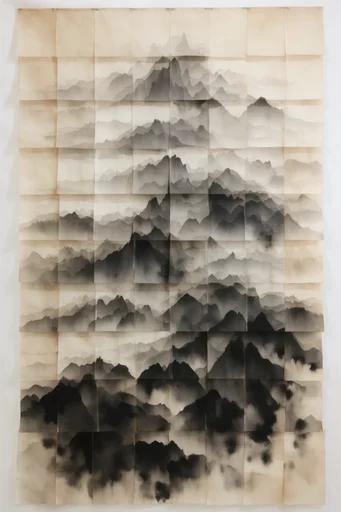 Monochrome Archival Assemblage style reference image — monochrome palette