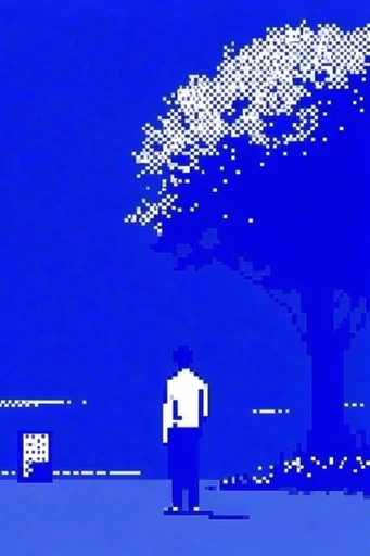 Nostalgic Cosmic Pixelism moodboard — generate AI images in this style