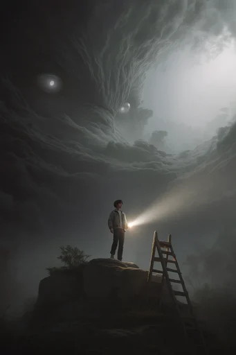 Monolithic Cinematic Noir moodboard — generate AI images in this style