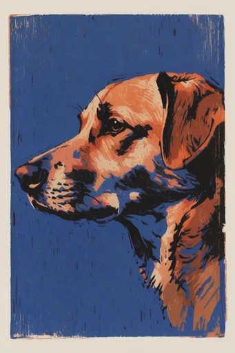 Graphic Woodcut Modernism style reference image — minimalist printmaking
