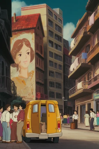 Nostalgic Cel Animation style reference image — 1990s anime aesthetic