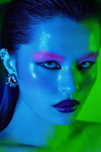 Hyper-Chromatic Surreal Glamour moodboard — generate AI images in this style